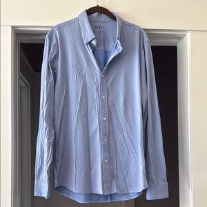 RHONE Men's Sky Blue Casual Shirt